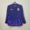 Camiseta Morada Argentina 2022 Manga Larga