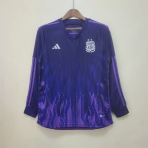 Camiseta Morada Argentina 2022 Manga Larga