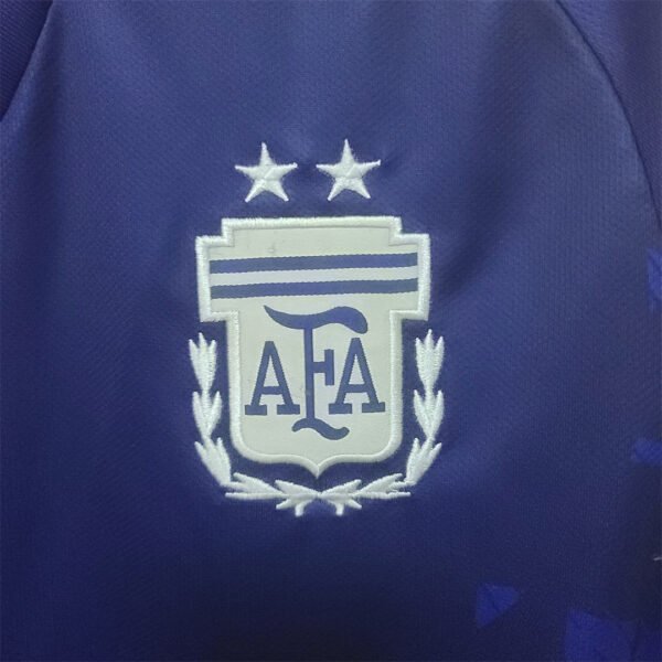 Camiseta Morada Argentina 2022 Manga Larga escudo