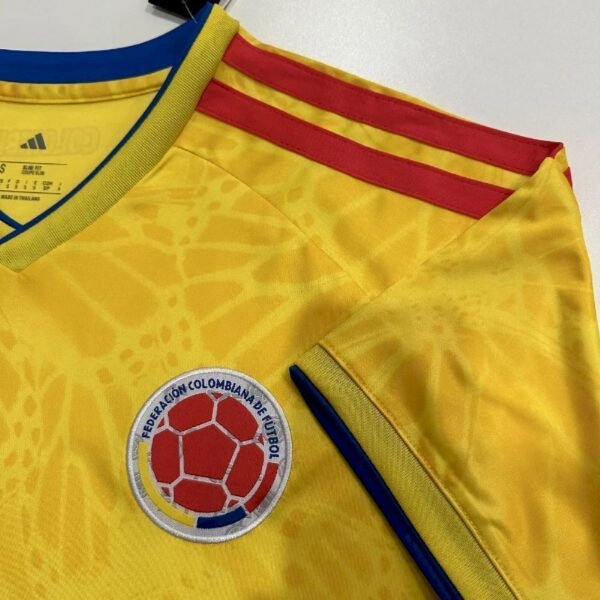 camiseta colombia mundial 2026 amarilla manga