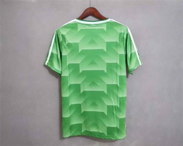 Camiseta Retro Alemania 1988 Verde dorsal