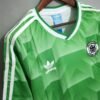 Camiseta Retro Alemania 1988 Verde hombro