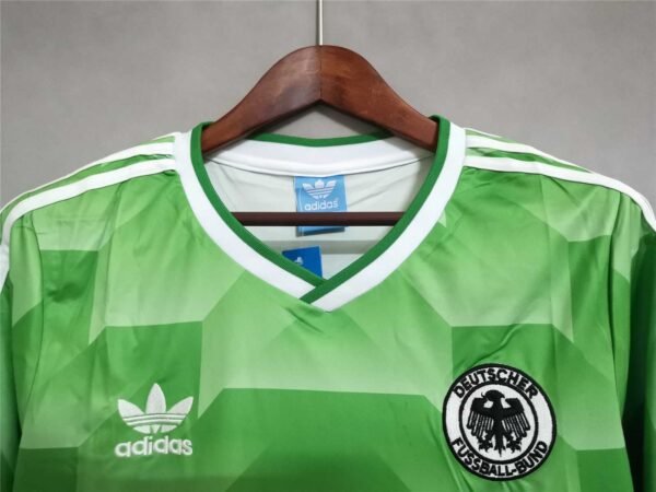Camiseta Retro Alemania 1988 Verde pecho