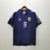 Camiseta Retro Argentina Batistuta 2002 Azul