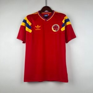 Camiseta Retro Colombia 1990 Roja