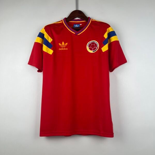 Camiseta Retro Colombia 1990 Roja