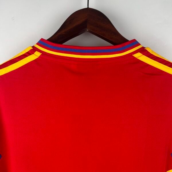Camiseta Retro Colombia 1990 Roja collo anterior