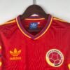 Camiseta Retro Colombia 1990 Roja cuello