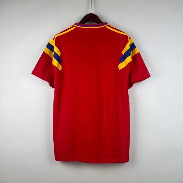 Camiseta Retro Colombia 1990 Roja dorsal