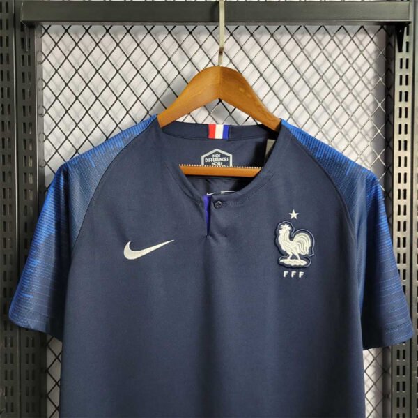 Camiseta Retro Francia 2018 Mbappe pecho