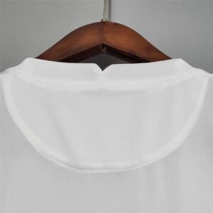 Camiseta Retro Francia 2020 blanca cuello anterior