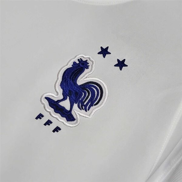 Camiseta Retro Francia 2020 blanca escudo
