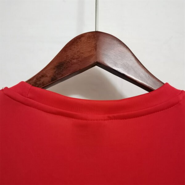 Camiseta Retro Inglaterra 1966 rojo cuello