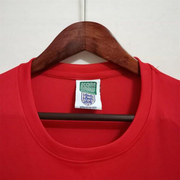 Camiseta Retro Inglaterra 1966 rojo pecho