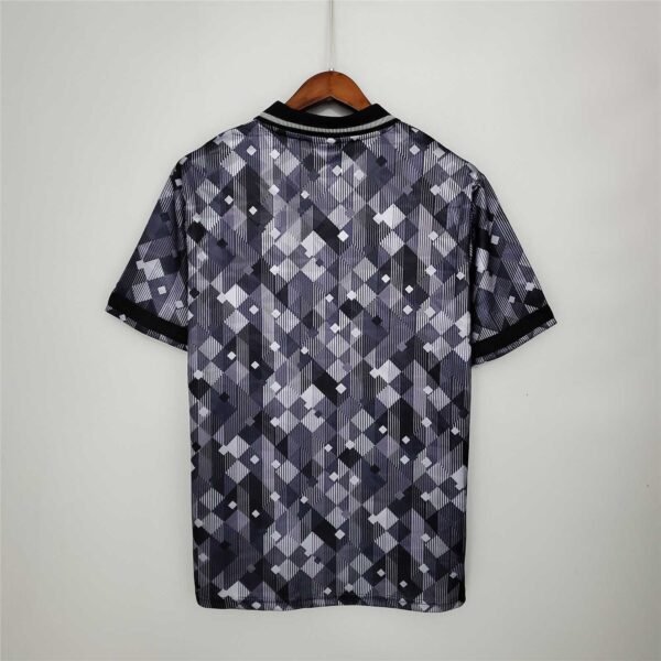 Camiseta Retro Inglaterra Negro 1990 dorsal
