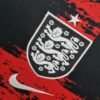 Camiseta Retro Inglaterra Negro 2022 escudoo