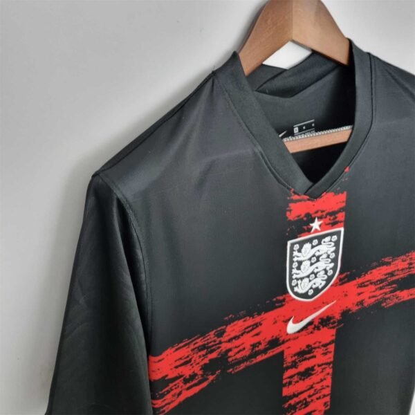Camiseta Retro Inglaterra Negro 2022 hoombre