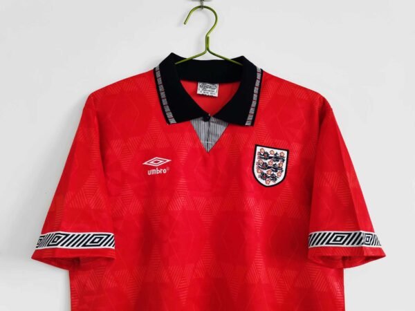 Camiseta Retro Inglaterra Rojo 1990 Nazario pecho