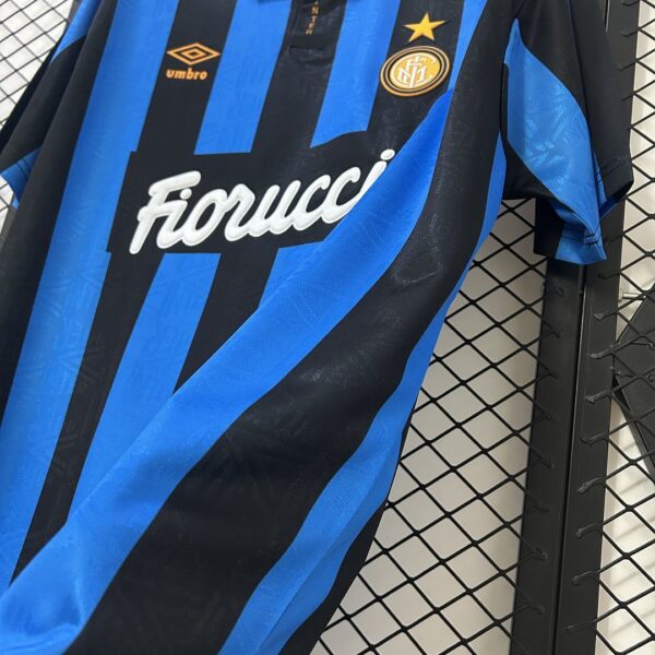 Camiseta Retro Inter Milan 1992-1994 Sosa manga