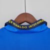 Camiseta Retro Inter Milan 1997-1998 Ronaldo cuello.