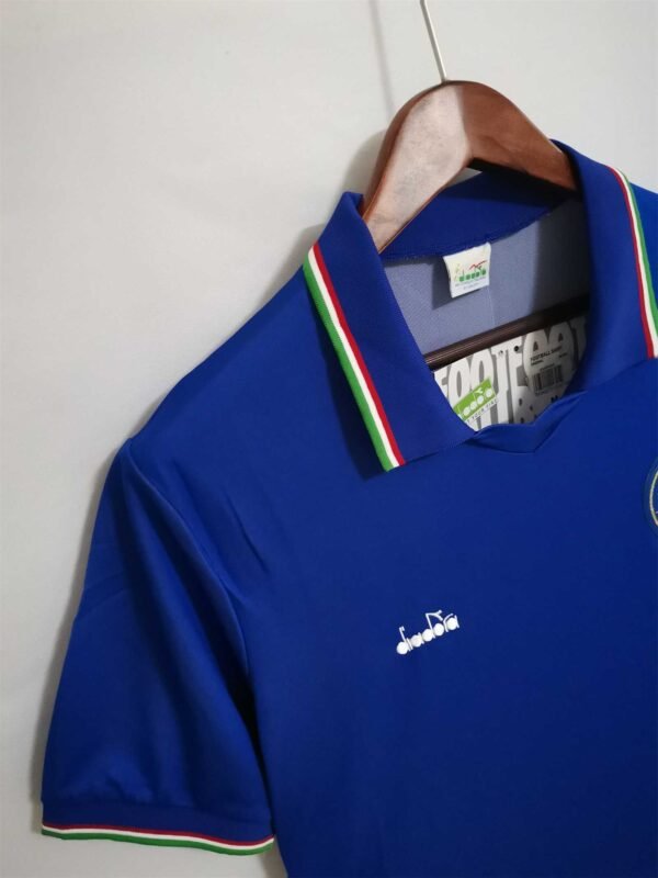 Camiseta Retro Italia 1990 Maldini hombro