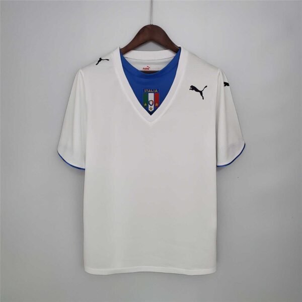 Camiseta Retro Italia 2006 Blanco