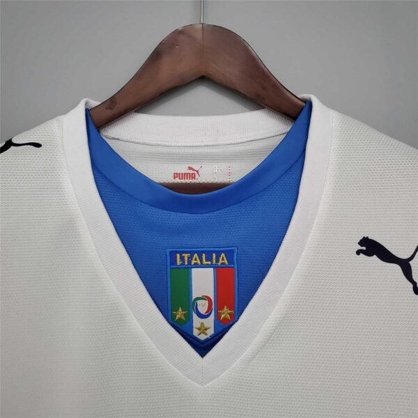 Camiseta Retro Italia 2006 Blanco pecho