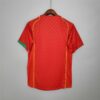 Camiseta Retro Portugal 2004 Figo dorsal