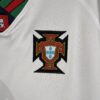 Camiseta Retro Portugal Blanco 1996-1997 Figo escudo