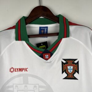 Camiseta Retro Portugal Blanco 1996-1997 Figo pecho