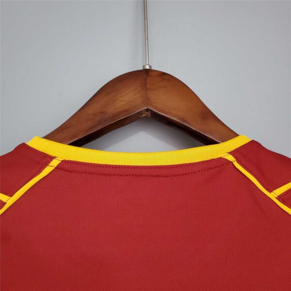 Camiseta Retro Portugal Mundial 2002 collo