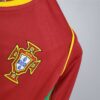Camiseta Retro Portugal Mundial 2002 hombro