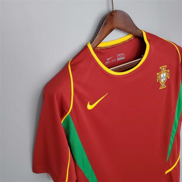 Camiseta Retro Portugal Mundial 2002 lateral