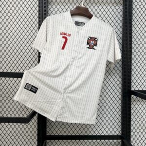 Camiseta blanca Portugal US Pack 2025 Ronaldo