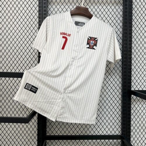 Camiseta blanca Portugal US Pack 2025 Ronaldo