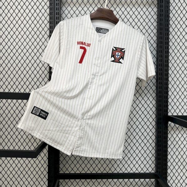 Camiseta blanca Portugal US Pack 2025 Ronaldo