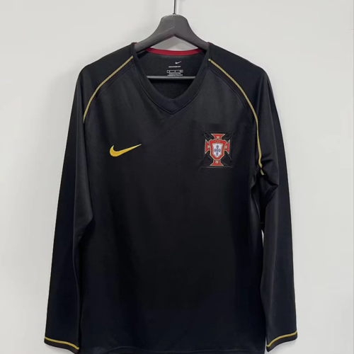 Camiseta negro Retro Portugal 2006 Ronaldo