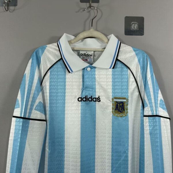 Camiseta retro Argentina 1996-1997 Riquelme cuello