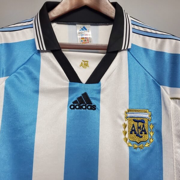 Camiseta retro Argentina 1998 pecho