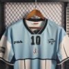Camiseta retro Argentina 2001 Maradona pecho