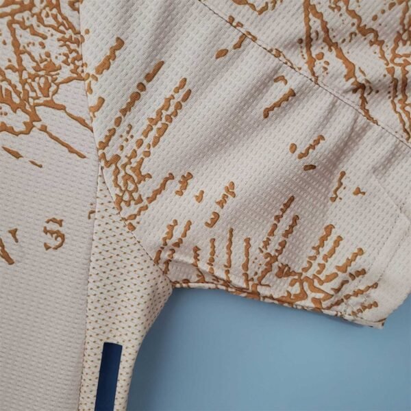 Camiseta retro Argentina 2021 Dorado manga