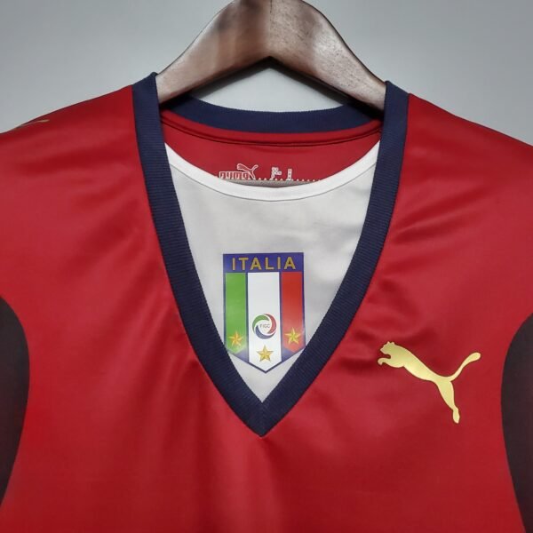 Camiseta retro Buffon 2006 Rojo pecho