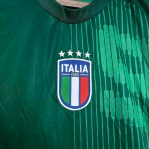 Camiseta verde Italia 2024 escudo
