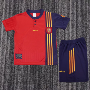 Conjunto Retro niño España 1996 CAMINERO Primera Equipacion