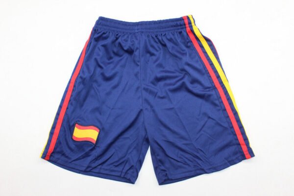 Conjunto Retro niño España 2010 Azul dorsal shorts