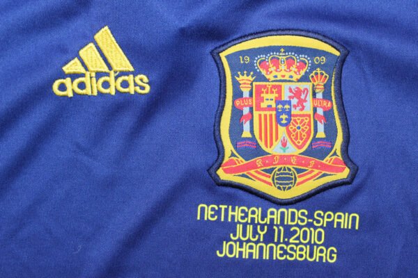 Conjunto Retro niño España 2010 Azul Segunda Equipacion