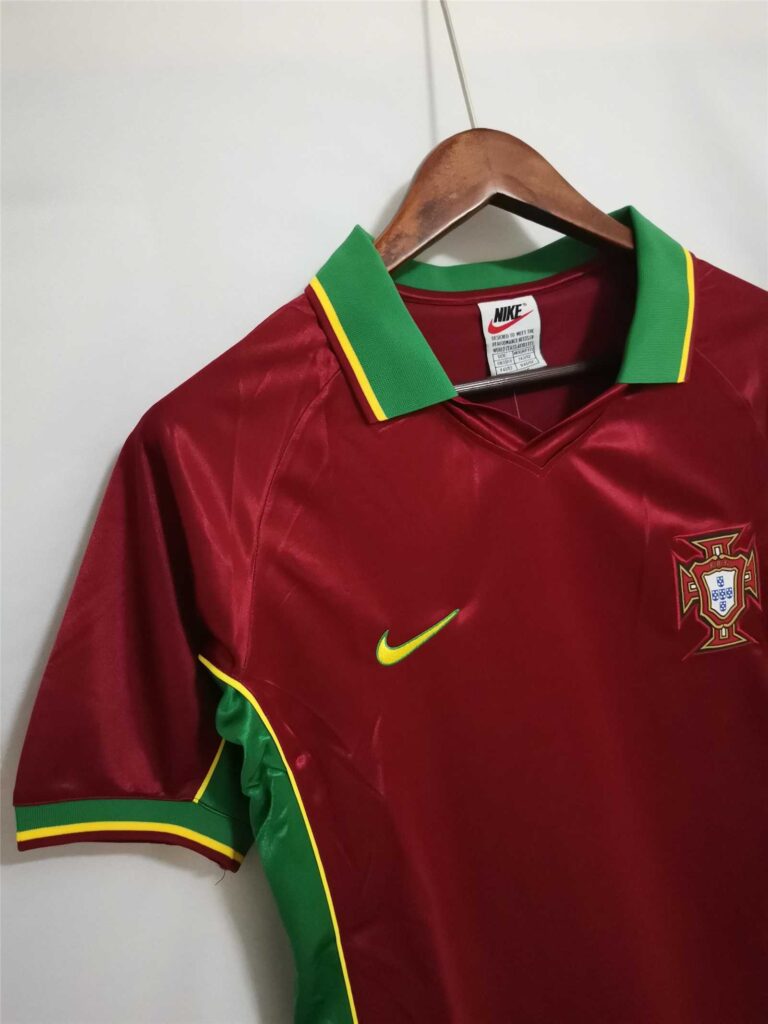Camiseta Retro Portugal 1998 RUI COSTA lateral