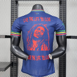 Camiseta Ajax Bob Marley 2025-2026 Azul dorsal