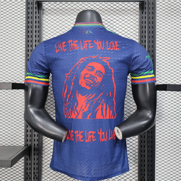 Camiseta Ajax Bob Marley 2025-2026 Azul dorsal