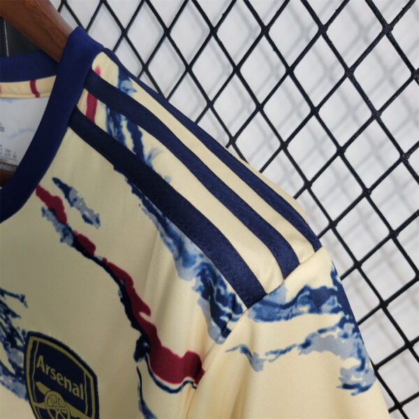 Camiseta Arsenal 2023-2024 Crema Cuarta hombro